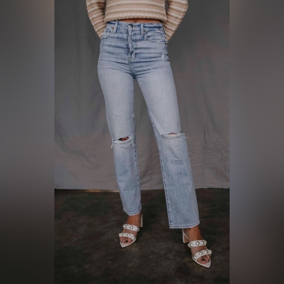 FLASH SALE⚡️Cassie Super High Rise Straight in By My Side - Picture 8 of 9